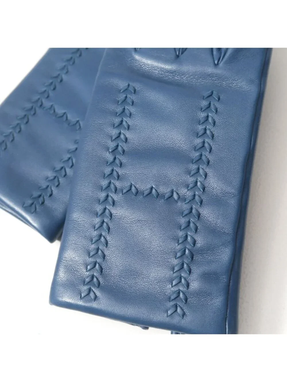 Hermes Gloves 7 Logo Lambskin All Cashmere